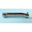 HONDA CBF600 2008-ON H/D EXHAUST TO SILENCER LINK PIPE 50.8mm (2")