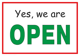 YES WE ARE OPEN THROUGHOUT THIS CRISIS 1