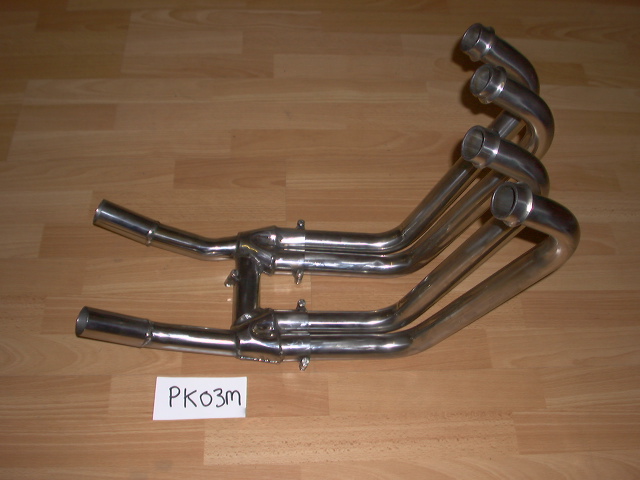 KAWASAKI ZL600A-B ELIMINATOR (86-97) PREDATOR FRONT PIPES WITH COLLECTORS IN S/STEEL
