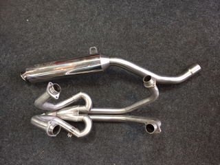 HONDA VFR400 RH/RJ (NC24) 87-88 PREDATOR EXHAUST SYSTEM with R/B in S/STEEL **TO ORDER SEE DISCRIPTION**