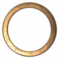 EXHAUST GASKET FLAT COPPER OD 40mm, ID 31mm, THICKNESS 4mm