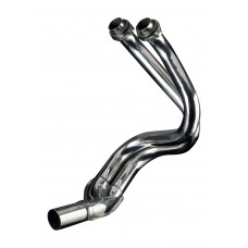 KAWASAKI ER6N/F 06-11 STAINLESS STEEL 2-1 EXHAUST DOWNPIPES OEM COMPATIBLE