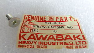  Kawasaki NOS NEW 221B0614 Screw 6x14 C2 F11 F12MX G3 G4 G5 KD KE KH 1967-2001