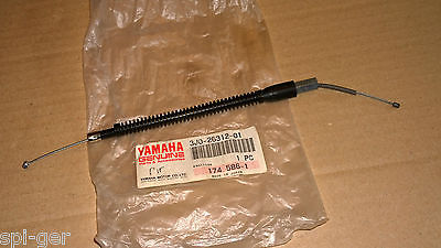 80-81 DT125-G Yamaha 87-91 DT125MX New Genuine Throttle Lower Cable 3J0-26312-01