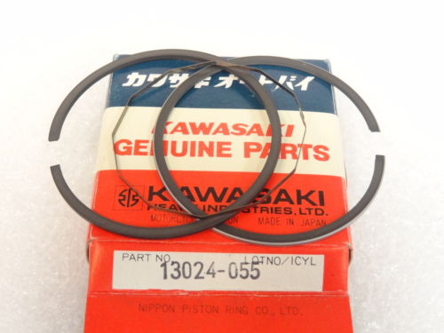  Kawasaki  13024-055 Piston Ring Set O/S .040 KD KE KS KD125 1974-79
