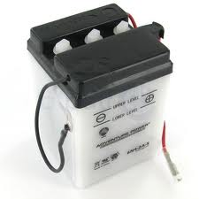 MOTORCYCLE BATTERY 6N4-2A-5 BUDGET 6V