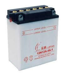 MOTORCYCLE BATTERY 12N12A-4A-1 BUDGET 12V  
