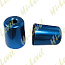 KAWASAKI ZX7R BAR END COVER BLUE