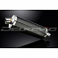 DELKEVIC EXHAUST SILENCER WITH REMOVABLE BAFFLE 350mm OVAL CARBON FIBRE