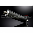 DELKEVIC EXHAUST SILENCER WITH REMOVABLE BAFFLE 450mm OVAL CARBON FIBRE