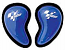 MOTOGP TEARDROP KNEE SLIDERS (BLUE) PAIR