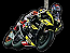 Colin Edwards #5 / Monster Yamaha Tech 3 KEY RING 