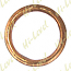 EXHAUST GASKET FLAT COPPER OD 43mm, ID 33mm, THICKNESS 4mm