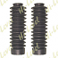 FORK GAITORS MEDIUM BLACK 245mm LONG TOP 30mm BOTTOM 55mm (PAIR)