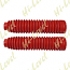 FORK GAITORS MEDIUM RED 245mm LONG TOP 30mm BOTTOM 55mm (PAIR)