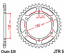 005-39 REAR SPROCKET APRILIA 125 ETX 1984