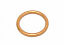 EXHAUST PORT GASKET ROUND COPPER 30MM O/D