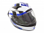 GSB G-335 ADULT FULL FACE ROAD HELMET GRAPHIC BLUE GLOSS (SIZES S to XL)