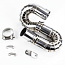 HONDA CBR1000RR 2008-13 EXHAUST TO SILENCER LINK PIPE 50.8mm (2") 