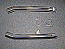 SUZUKI GSXR1100 SLINGSHOT K/L/M/N 1989-93 SILENCER LINK PIPE 50.8mm (2") (PAIR) 
