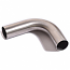 SPARK UNIVERSAL BENDED PIPE 90° DEGREE Ø 54MM STAINLESS STEEL