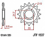 1537-17 FRONT SPROCKET CARBON STEEL