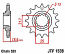 1538-15 FRONT SPROCKET CARBON STEEL