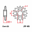 405-20 FRONT SPROCKET CARBON STEEL