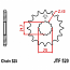 520-15 FRONT SPROCKET CARBON STEEL