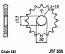 558-14 FRONT SPROCKET CARBON STEEL