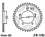 1792-41 REAR SPROCKET CARBON STEEL