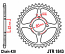 1843-54 REAR SPROCKET CARBON STEEL