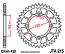 215-50 REAR SPROCKET CARBON STEEL