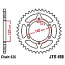 498-40 REAR SPROCKET CARBON STEEL 