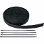 CYCLE PERFORMANCE WRAP KIT EXHAUST 1" X 50' WITH TIE BLACK/BLACK
