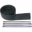 CYCLE PERFORMANCE WRAP KIT EXHAUST 2" X 25' WITH TIE BLACK/BLACK