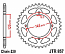 857-47 REAR SPROCKET CARBON STEEL