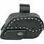 SADDLEMEN SADDLEBAG UNIVERSAL THROW-OVER STUDDED SLANT BLACK CHROME