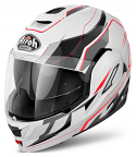 Airoh Rev Flip Helmet - Revolution White Grey Gloss (SIZES XS TO XXL)