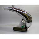 BETA RR250, BETA RR300, 2013-19 Factory Racing Expansion Pipe Chrome by Fresco Italy