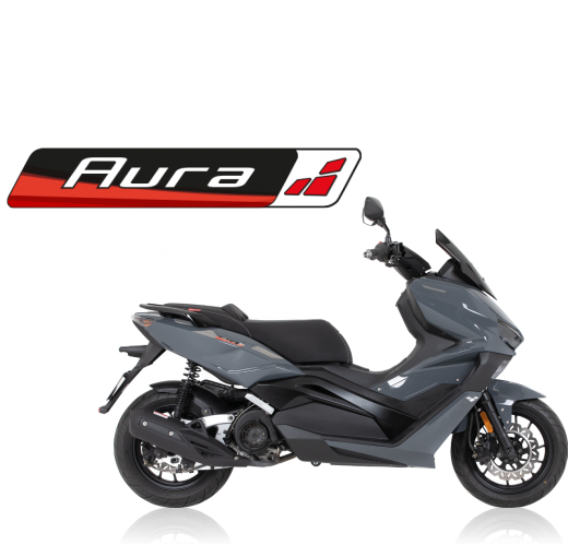 Lexmoto Aura 125 Euro 5 in GRAY or RED (FINANCE AVAILABLE)