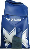 SUZUKI TS50X 1984-95 SEAT COVER KIT BLUE