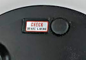 Yamaha Sticker Check Brake Lining