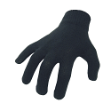 Bike It Black Cotton Inner Gloves (ONE SIZE)