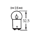 Bulbs Stop+Tail Bulbs 6v 24/7w Small