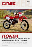 Clymer Manual Honda XL, XR250 78-00, XL, XR350R 83-85, XR200R 84-85 Each 