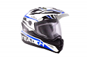 Stealth HD009 XC1 Adult Dual Sport Helmet - Blue (XS - XXL)