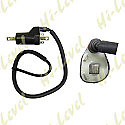 IGNITION COIL 12V CDI SINGLE LEAD 2 TERMINALS (100MM) THIN