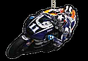 Ben Spies #11 / Yamaha Factory Racing KEY RING 