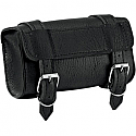 ALL AMERICAN RIDER TOOL BAG WITH 2 STRAPS RIVET BLACK